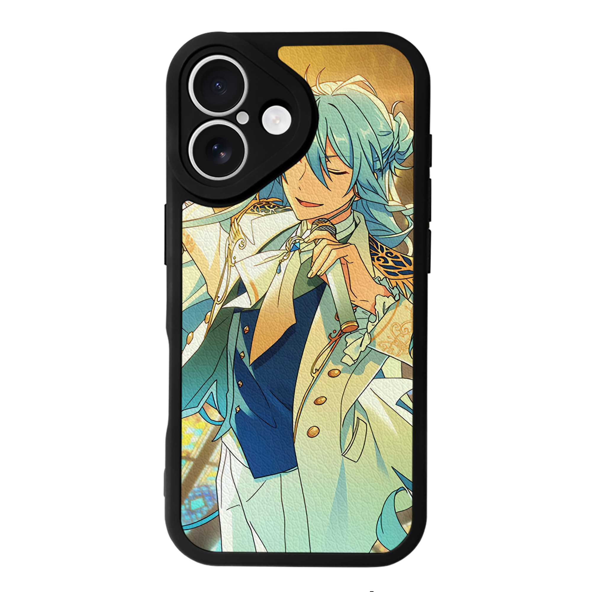 （画像用） あんさんぶるスターズ! Ensemble Stars 【iPhone 16シリーズ対応】シリコンスマホケース（レザー調） 材質：シリコン